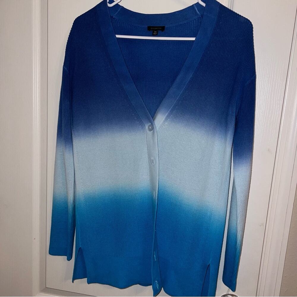 Talbots ombré cardigan